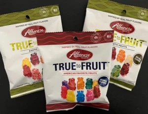 Albanesisches Konvolut 3 Tüten - FRUCHTGETREUE Gummibärchen - Original & Exotisch - Bild 1 von 2