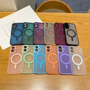 Étui Magnétique Anti-choc Pour iPhone 16 15 Pro Max 14 13 12 11 Coque Hybride - Photo 1/28