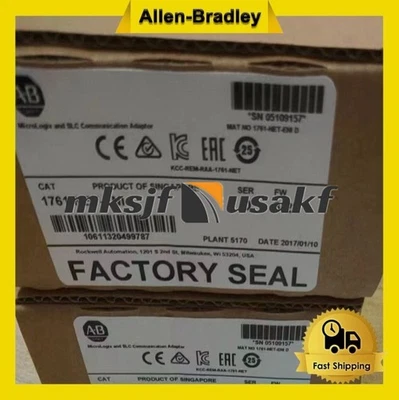 AB 1761-NET-ENI/D MicroLogix and SLC Communication Adaptor US Free tax - Image 1 of 4