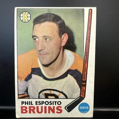 1969-70 Topps 曲棍球 #30 Phil Esposito 波士顿棕熊队 NHL — 第 1/4 张图片
