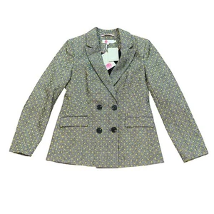 Blazer Boden Mezcla Lana Doble Pecho Talla 6 Oficina Trabajo Profesional - Imagen 1 de 10