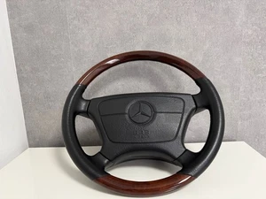 Mercedes Benz R129 SL W126 W202 W140 W124 SEC CL  Lenkrad Holzlenkrad Wurzelholz - Bild 1 von 11