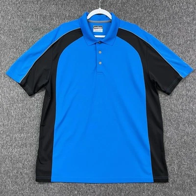 Grand Slam Golf Polo Shirt Mens 2XL Blue Black Short Sleeve - Image 1 of 4