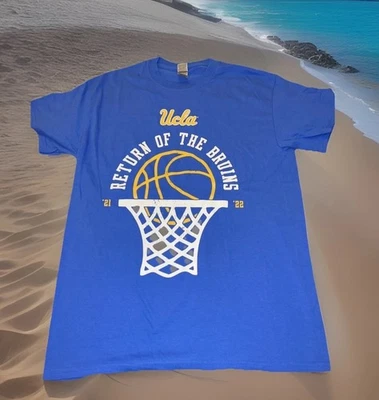 UCLA ‘Return Of The Bruins’ 2021 -2022 Women’s Basketball Shirt Medium NCAA New - Image 1 of 4