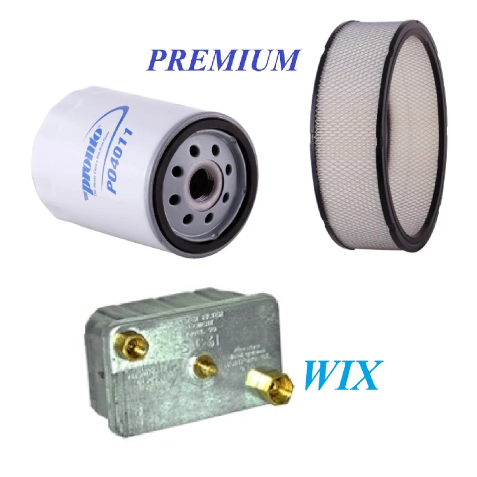 Tune Up Kit Air Oil Fuel Filters For CHEVROLET MONTE CARLO V6 4.3L; DIESEL 82-83 - Image 1 of 1