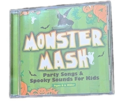 Monster Mash Halloween Music CD Kids Jon Herchert Party Songs Spooky Sounds 2009 Foto 1 de 4