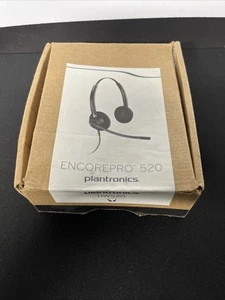 Plantronics EncorePro HW520 schwarzer Kopfbügel-Kopfhörer – offene Verpackung - Bild 1 von 4