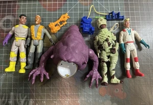 Kenner Vintage Real Ghostbusters Lot A: WINSTON ZEDDMORE, MUMMY, EYE GHOST Teile - Bild 1 von 3