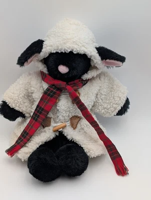 Chaqueta Sherpa Farm Floppies Peluche Oveja Negra North American Bear Co 1984 Foto 1 de 4