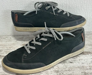 ECCO Collin 2.0 Gris Gamuza Con Cordones Informales Zapatos Bajos Tenis Hombres 11.5 - Imagen 1 de 6
