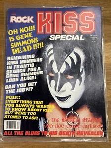 KISS Special Rock Magazine Summer 1978 Oh No! Is Gene Simmons Dead! Complete Ace - Picture 1 of 5