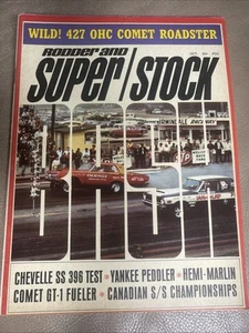 Rodder & Super Stock Oct 1966 Drag Racing Chevelle SS Hemi Marlin Comet GT-1 ‘66 - Picture 1 of 10