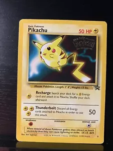 Pokémon TCG Pikachu Wizards Black Star Promos 4 Regular Promo - Picture 1 of 2