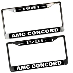 1978-1983 AMC Concord Classic Muscle Car One Metal License Plate Frame - Picture 1 of 7