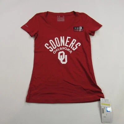 University of Oklahoma Shirt Womens XS Short Sleeve College NCAA Charged - Image 1 of 4