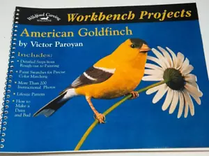 Wildfowl Carving American Goldfinch Project Book Workbench Victor Paroyan bird - Picture 1 of 4