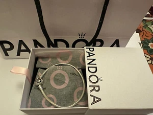 Pandora Familia Árbol Corazón Serpiente Cadena Pulsera/Navidad/Fiesta/Cumpleaños/20cm/Regalo - Imagen 1 de 8