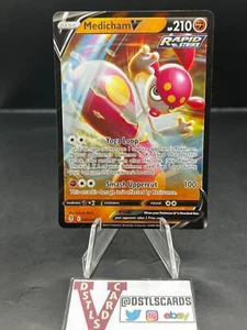 Pokemon Evolving Skies - MEDICHAM V 083/203 Ultra Rare - Picture 1 of 3