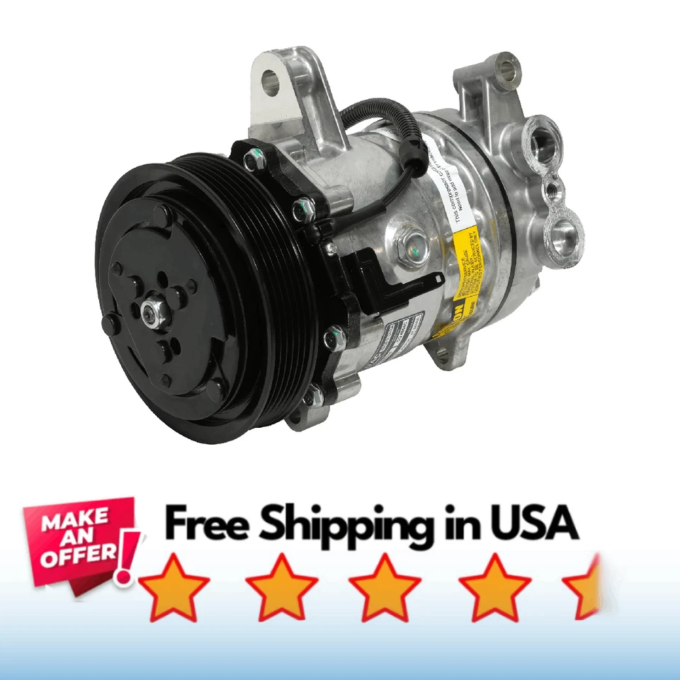 Compressor A/C Fit Dodge Dakota 2002-2003, Dodge Durango 2000-2003 - Image 1 of 1