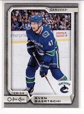 18/19 OPC SVEN BAERTSCHI SILVER PARALLEL CARD #452