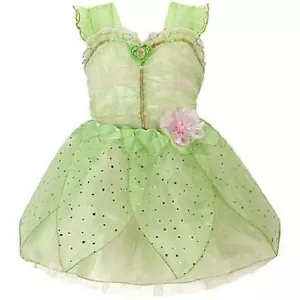 CAMPANA TINKER~CoStUmE~BRILLANTE~PeTaL~VESTIDO~2/3+4+5/6~NUEVO CON ETIQUETAS~Tienda Disney - Imagen 1 de 11