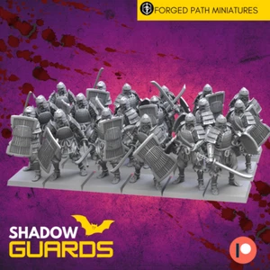 Guardie Ombra, Wargaming Fanteria Scheletro Non Morto Samurai Giapponesi Miniature - Foto 1 di 14