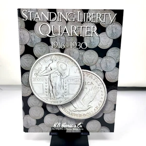STANDING LIBERTY QUARTER COIN ALBUM 1 NEW 1916-1930 Harris folding album #2687 - Picture 1 of 15