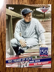 2019 Topps Opening Day 150 years of fun Babe Ruth #YOF5. - Picture 1 of 1