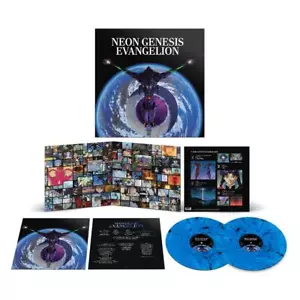 SHIRO SAGISU - Neon Genesis Evangelion Soundtrack 2023 German Marbled Vinyl 2 LP - Picture 1 of 1
