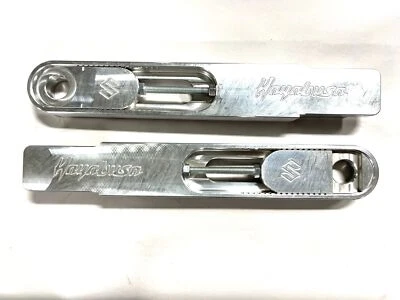 *CLEARANCE* RAW ENGRAVED SWINGARM EXTENSIONS 7-14" OVER 99-20 SUZUKI HAYABUSA - Изображение 1 из 4