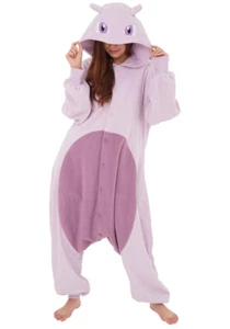 SAZAC Mewtwo Pokemon Kigurumi - Kids M+ & XL Halloween Costume from USA - Picture 1 of 16