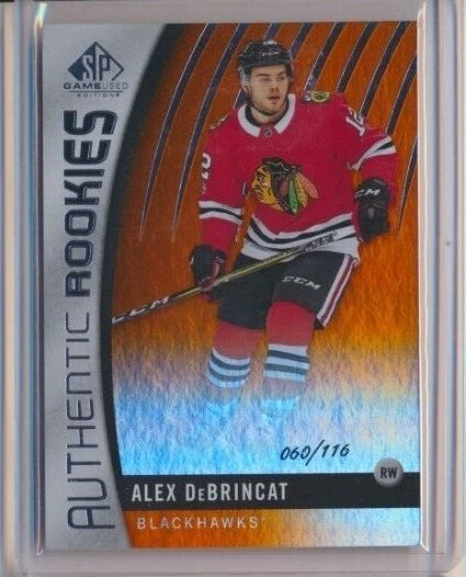 2017-18 SP Game Used Authentic Rookies 130 Alex DeBrincat /116 Chicago Blackhawk - Image 1 of 1
