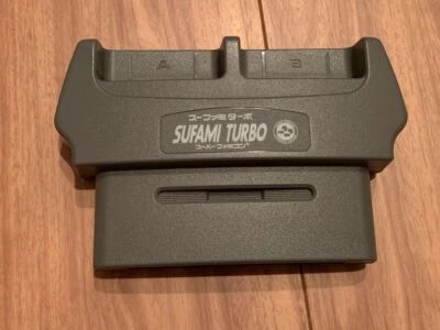 SUFAMI TURBO Cartridge adapter SFT-0100-JPN with Box NTSC-J SFC From Japan - Image 1 of 4