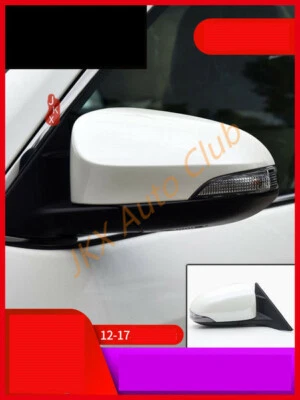 Espejo retrovisor izquierdo blanco 9 wrie automático plegable señal térmica para Toyota Camry 2012-2017 Foto 1 de 4