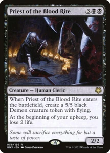 Magic The Gathering Priest of the Blood Rite - Game Night: Free-for-All #058 - Imagen 1 de 1