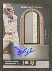 Parche material monumental Anthony Volpe colección museo Topps 2024 automático #/15 - Imagen 1 de 14