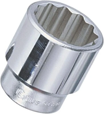 Soquete manual Genius Tools 3/4" Dr. 1-1/2" 12 pontos - 675248 - Imagem 1 de 4