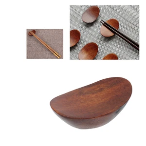 6pcs Essstäbchenhalter Ruhen Besteckablage Wooden Chopsticks Rests - Bild 1 von 10