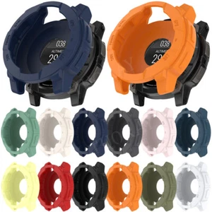 Protective Bumper For Garmin Instinct 3 45MM 50MM Silicone Rugged Case Cover - Zdjęcie 1 z 60