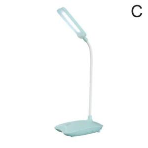 LED Desk Lamp Bedside Study Reading Table Light USB Rechargeable Dimmable FAST