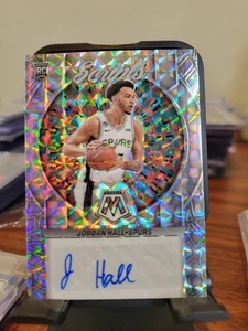 2022-23 Panini Mosaic Jordan Hall Rookie Scripts Auto San Antonio Spurs RC - Imagen 1 de 2