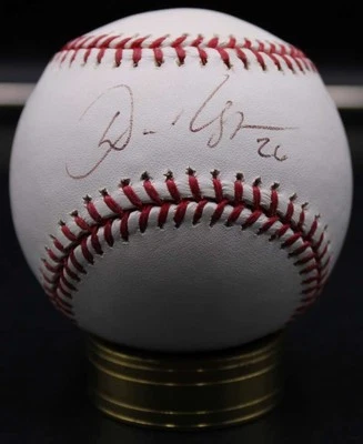 Dan Uggla Firmado Rawlings OML Béisbol Atlanta Braves Autógrafo Automático D12973 Foto 1 de 4