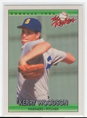1992 Donruss The Rookies Kerry Woodson Rookie Seattle Mariners #127 - Image 1 of 2