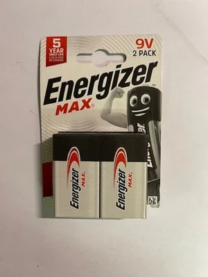 2 x Energizer Max 9V Block 6LR61 Batterie  Neu OVP  2x1er Blister oder 1 x 2er - Bild 1 von 4