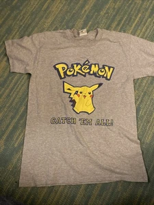 Vintage Pokemon Gotta Catch Em All 1999 Shirt Nintendo Pikachu Youth Large 17x25 - Bild 1 von 6