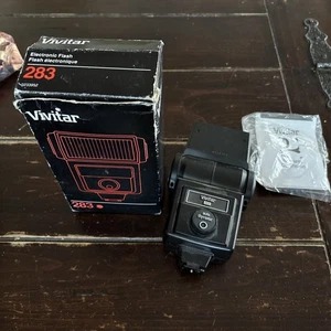 Vivitar 283 Shoe Mount Flash for Universal ('Vintage') As Is Not Tested - Picture 1 of 11