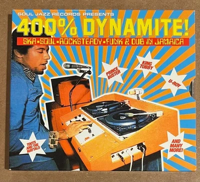 400% Dynamite! Ska, Soul, Rocksteady Funk & Dub in Jamaica RARE out of print CD - Imagem 1 de 4