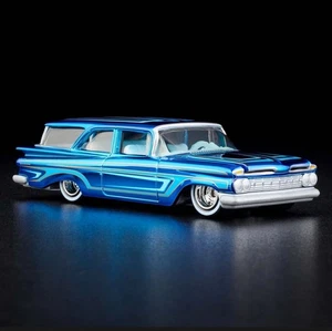 Hot Wheels Collectors RLC Exclusive 1959 Chevrolet Brookwood Blue - Picture 1 of 6