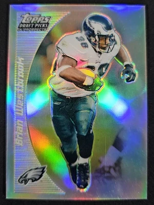 2005 Topps Draft Picks Chrome Gold Refractor #53 Brian Westbrook /199  - Image 1 of 2