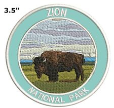 Zion National Park Embroidered Patch Iron-On Souvenir Travel Explore Nature